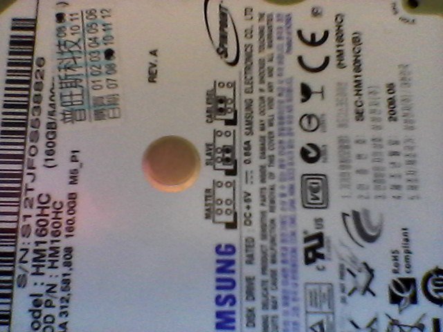 SAMSUNG 三星 160G 2.5吋 IDE NB硬碟5400轉 8M 緩衝 IDE 160G