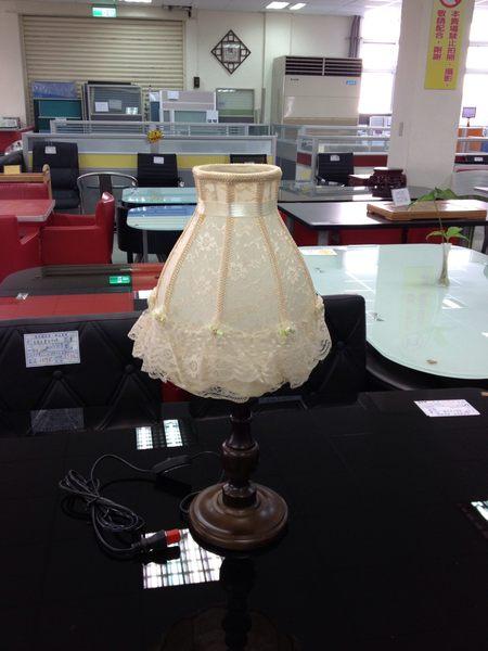 歐式典雅蕾絲檯燈